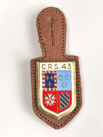 Polizei, Frankreich, Brustanhänger "C.R.S....