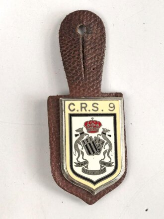 Polizei, Frankreich, Brustanhänger "C.R.S. 9"