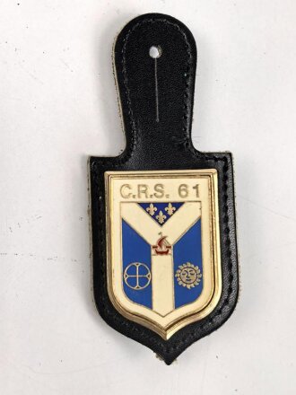 Polizei, Frankreich, Brustanhänger "C.R.S....