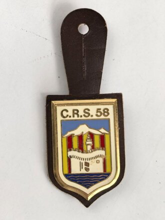 Polizei, Frankreich, Brustanhänger "C.R.S....