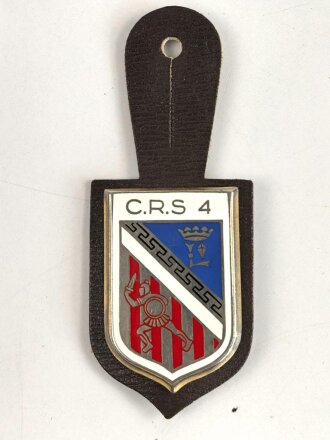 Polizei, Frankreich, Brustanhänger "C.R.S 4"
