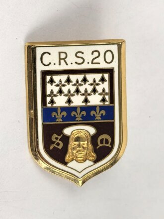 Polizei, Frankreich, Brustanhänger "C.R.S....