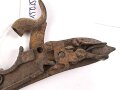 Teil einer  Perkussionspistole. Ohne Bezeichnung, Gesamtlänge 13,5cm, ungereinigt