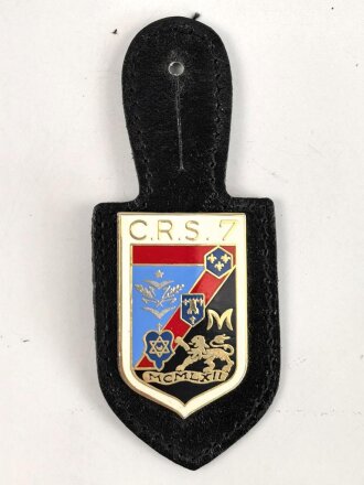 Polizei, Frankreich, Brustanhänger "C.R.S. 7"