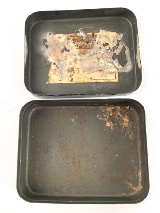 Wehrmacht, Transportbehälter für 30 Stück Ueb-Ladungen 30. Maße 12 x 15 x 5cm