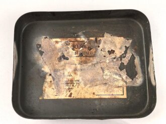 Wehrmacht, Transportbehälter für 30 Stück Ueb-Ladungen 30. Maße 12 x 15 x 5cm