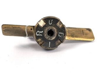 Kriegsmarine, Vorderteil eines Aufschlagzünder eines G7 Torpedos. Guter Zustand