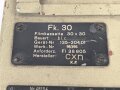 Luftwaffe, Filmkassette Fk.30 zum Reihenbildner für Luftaufklärung. Originallack, Fl.38805, ungereinigtes Stück. Maße 45 x 50 x 22cm