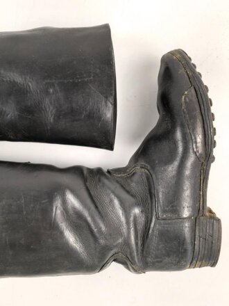 Paar Stiefel für Mannschaften , vermutlich Reichsarbeitsdienst oder ähnliches. Ungereinigt, Sohlenlänge 29,5cm
