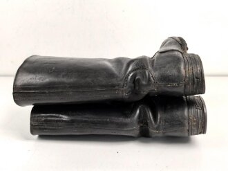Paar Stiefel für Mannschaften , vermutlich Reichsarbeitsdienst oder ähnliches. Ungereinigt, Sohlenlänge 29,5cm