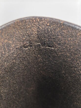 Paar Stiefel für Mannschaften , vermutlich Reichsarbeitsdienst oder ähnliches. Ungereinigt, Sohlenlänge 29,5cm