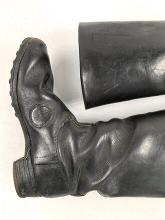 Paar Stiefel für Mannschaften , vermutlich Reichsarbeitsdienst oder ähnliches. Ungereinigt, Sohlenlänge 29,5cm