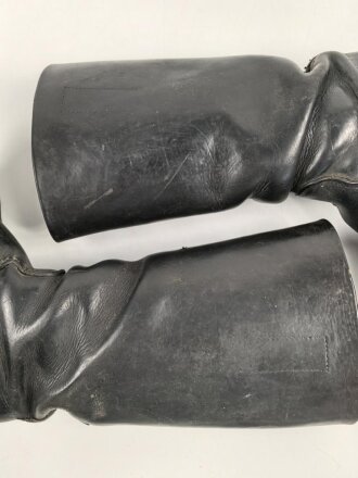 Paar Stiefel für Mannschaften , vermutlich Reichsarbeitsdienst oder ähnliches. Ungereinigt, Sohlenlänge 29,5cm