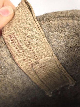Paar Filz/ Leder Stiefel für Mannschaften der Wehrmacht. Getragenes Paar, ungereinigt, mottig, Sohlenlänge 29,5m
