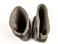 Paar Filz/ Leder Stiefel für Mannschaften der Wehrmacht. Getragenes Paar, ungereinigt, mottig, Sohlenlänge 29,5m