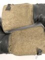 Paar Filz/ Leder Stiefel für Mannschaften der Wehrmacht. Getragenes Paar, ungereinigt, mottig, Sohlenlänge 29,5m