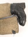 Paar Filz/ Leder Stiefel für Mannschaften der Wehrmacht. Getragenes Paar, ungereinigt, mottig, Sohlenlänge 29,5m