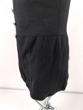 Österreich, schwarze Uniformjacke in gutem Zustand, Schneideretikett aus Wels.