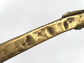 Österreich k.u.k., Scheide für einen Säbel für Beamte. Namenszug FJ1 für Franz Joseph I. Gebraucht, Gesamtlänge 80cm