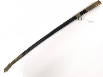 Österreich k.u.k., Scheide für einen Säbel für Beamte. Namenszug FJ1 für Franz Joseph I. Gebraucht, Gesamtlänge 80cm