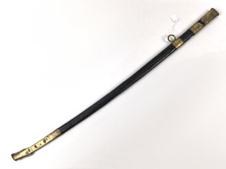 Österreich k.u.k., Scheide für einen Säbel für Beamte. Namenszug FJ1 für Franz Joseph I. Gebraucht, Gesamtlänge 80cm