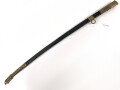Österreich k.u.k., Scheide für einen Säbel für Beamte. Namenszug FJ1 für Franz Joseph I. Gebraucht, Gesamtlänge 80cm