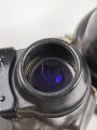 Kriegsmarine, U Boot Fernglas DF 7 x 50. Hersteller blc. Klare Durchsicht, Originallack, die Gummiarmierung beim Ausblick trocken, beim Einblick weich.