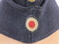 Kriegsmarine, Schiffchen für Mannschaften , der Adler neuzeitlich aufgenäht, ungereinigt, mit Reichsbetriebsnummer