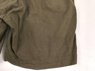 Afrikakorps, kurze Hose für Angehörige des Heeres. Getragenes Kammerstück, keine Stempelung mehr erkennbar