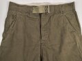 Afrikakorps, kurze Hose für Angehörige des Heeres. Getragenes Kammerstück, keine Stempelung mehr erkennbar