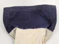 Kriegsmarine Hemdenkragen, so zum blauen Hemd und auf Befehl auch zum Arbeitshemd getragen. Getragenes Stück