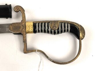 Heer, Säbel für Offiziere, Hersteller Eickhorn Solingen, Modell Nr, 1693 "Wrangel" . Die Scheide vermutlich nicht original lackiert.