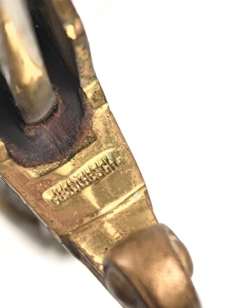 Heer, Säbel für Offiziere, Hersteller Eickhorn Solingen, Modell Nr, 1693 "Wrangel" . Die Scheide vermutlich nicht original lackiert.