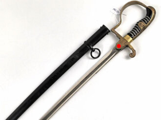 Heer, Säbel für Offiziere, Hersteller Eickhorn Solingen, Modell Nr, 1693 "Wrangel" . Die Scheide vermutlich nicht original lackiert.