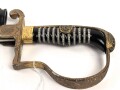 Heer, Säbel für Offiziere, Hersteller Eickhorn Solingen, Modell Nr, 1693 "Wrangel" . Die Scheide vermutlich nicht original lackiert.