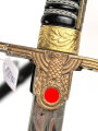 Heer, Säbel für Offiziere, Hersteller Eickhorn Solingen, Modell Nr, 1693 "Wrangel" . Die Scheide vermutlich nicht original lackiert.