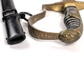 Heer, Säbel für Offiziere, Hersteller Eickhorn Solingen, Modell Nr, 1693 "Wrangel" . Die Scheide vermutlich nicht original lackiert.