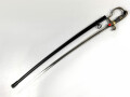Heer, Säbel für Offiziere, Hersteller Eickhorn Solingen, Modell Nr, 1693 "Wrangel" . Die Scheide vermutlich nicht original lackiert.