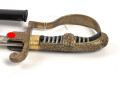 Heer, Säbel für Offiziere, Hersteller Eickhorn Solingen, Modell Nr, 1693 "Wrangel" . Die Scheide vermutlich nicht original lackiert.