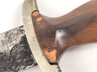 Dienstdolch für Angehörige der SA. Die Klinge von Kohlen Solingen wohl " gereinigt" sonst unberührtes Stück