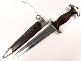 Dienstdolch für Angehörige der SA. Hersteller Peter Lungstrass Solingen Oligs. Sehr guter Gesamtzustand