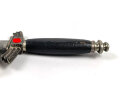 Fliegerdolch für Angehörige des Deutschen Luftsport Verband DLV.  Die Klinge von SMF Solingen mit vielen kleinen Kratzern. Die Belederung Original, die Hakenkreuze vollständig emailliert.
