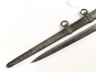 Dolch für Offiziere der Luftwaffe. Klinge ohne Hersteller , ungereinigtes Stück