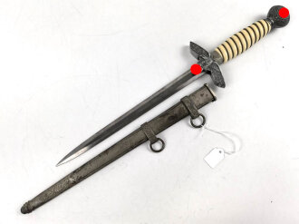 Dolch für Offiziere der Luftwaffe. Klinge ohne Hersteller , ungereinigtes Stück