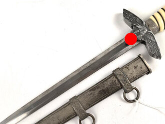 Dolch für Offiziere der Luftwaffe. Klinge ohne Hersteller , ungereinigtes Stück