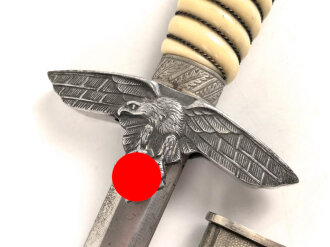 Dolch für Offiziere der Luftwaffe. Klinge ohne Hersteller , ungereinigtes Stück