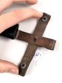 1. Weltkrieg, Grabendolch für Offiziere. Die Scheide original lackiert, saubere Klinge