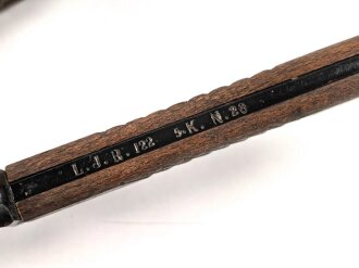 1. Weltkrieg Grabendolch. Hersteller Aeskulap Tuttlingen, original geschwärztes Stück