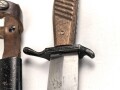 1. Weltkrieg Grabendolch. Hersteller Aeskulap Tuttlingen, original geschwärztes Stück
