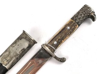 Polizei III.Reich, Extraseitengewehr . Ungereinigtes Eigentumstück, die Adlerauflage auf der Griffschale fehlt, sonst guter Gesamtzustand